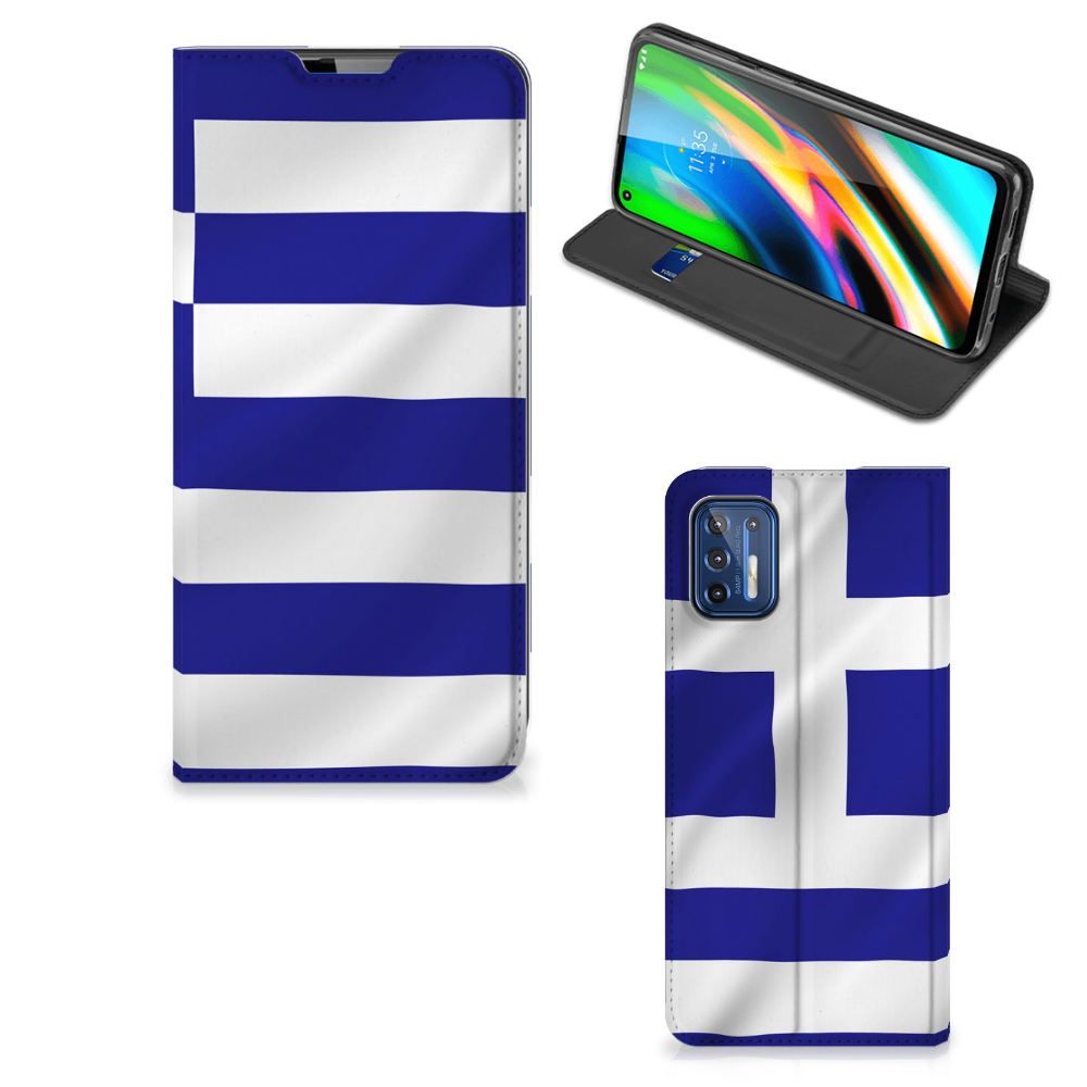 Motorola Moto G9 Plus Standcase Griekenland - B2C Telecom