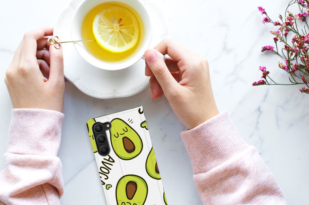 Samsung Galaxy S23 Plus Magnet Case Avocado Singing - B2C Telecom