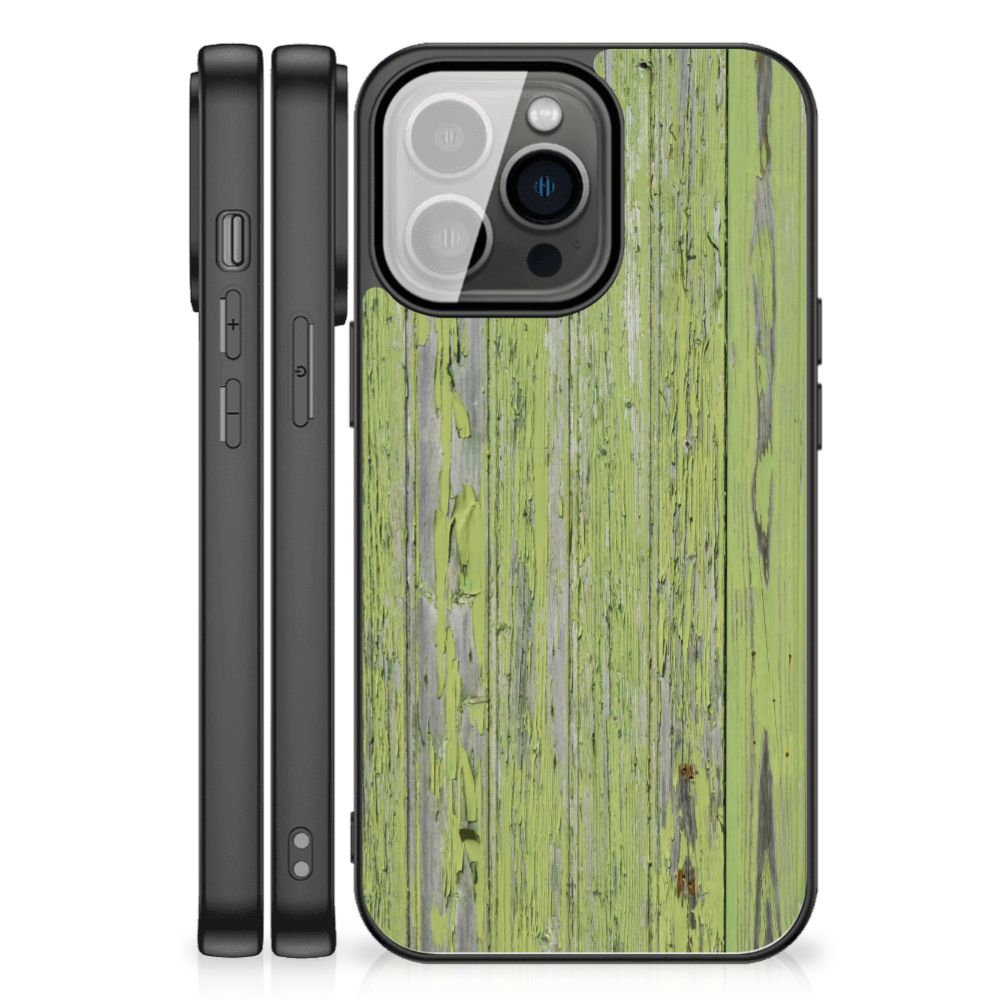 iPhone 13 Pro Max Houten Print Telefoonhoesje Green Wood B2C Telecom
