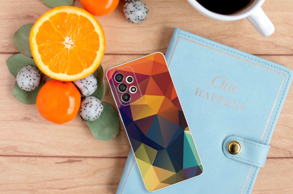 Samsung Galaxy A73 5G TPU Hoesje Polygon Color B2C Telecom