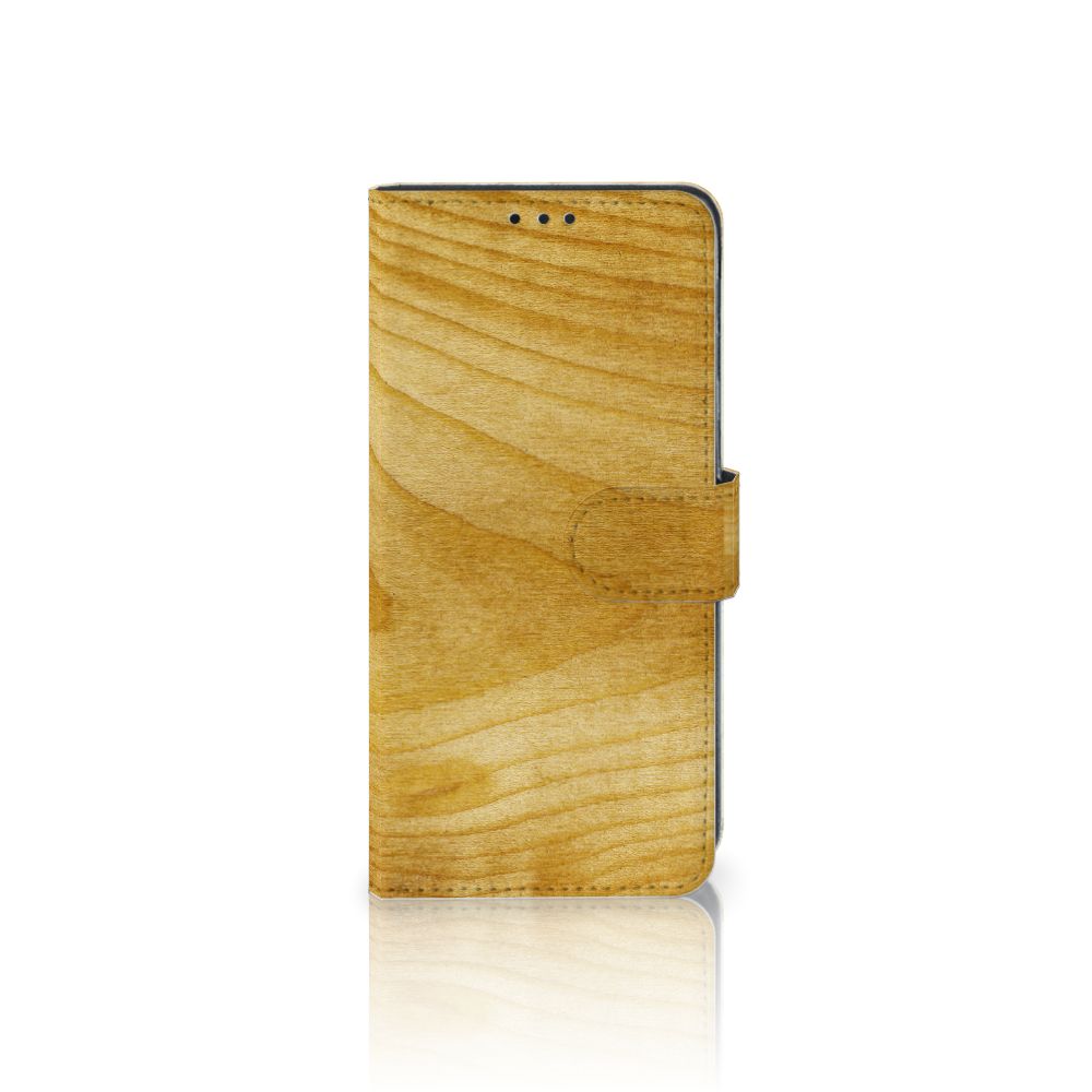 Samsung Galaxy M31 Book Style Case Licht Hout