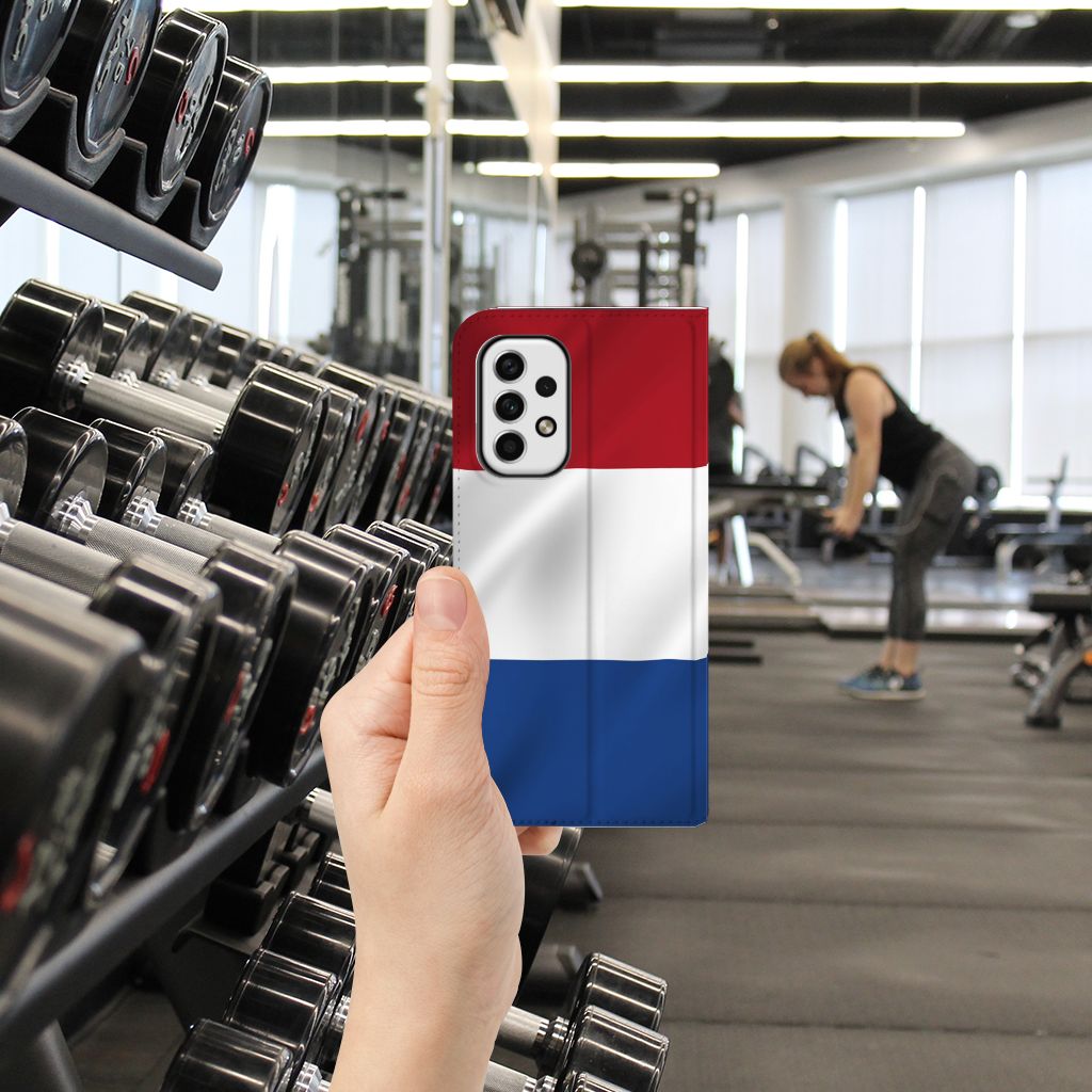 Samsung Galaxy A23 Standcase Nederlandse Vlag - B2C Telecom