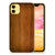 Apple iPhone 11 Bumper Hoesje Donker Hout