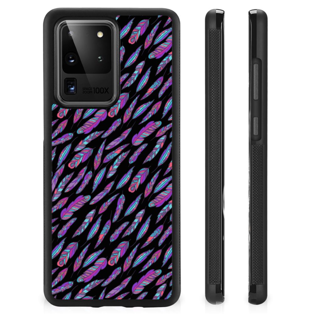 Samsung Galaxy S20 Ultra Bumper Case Feathers Color B2C Telecom