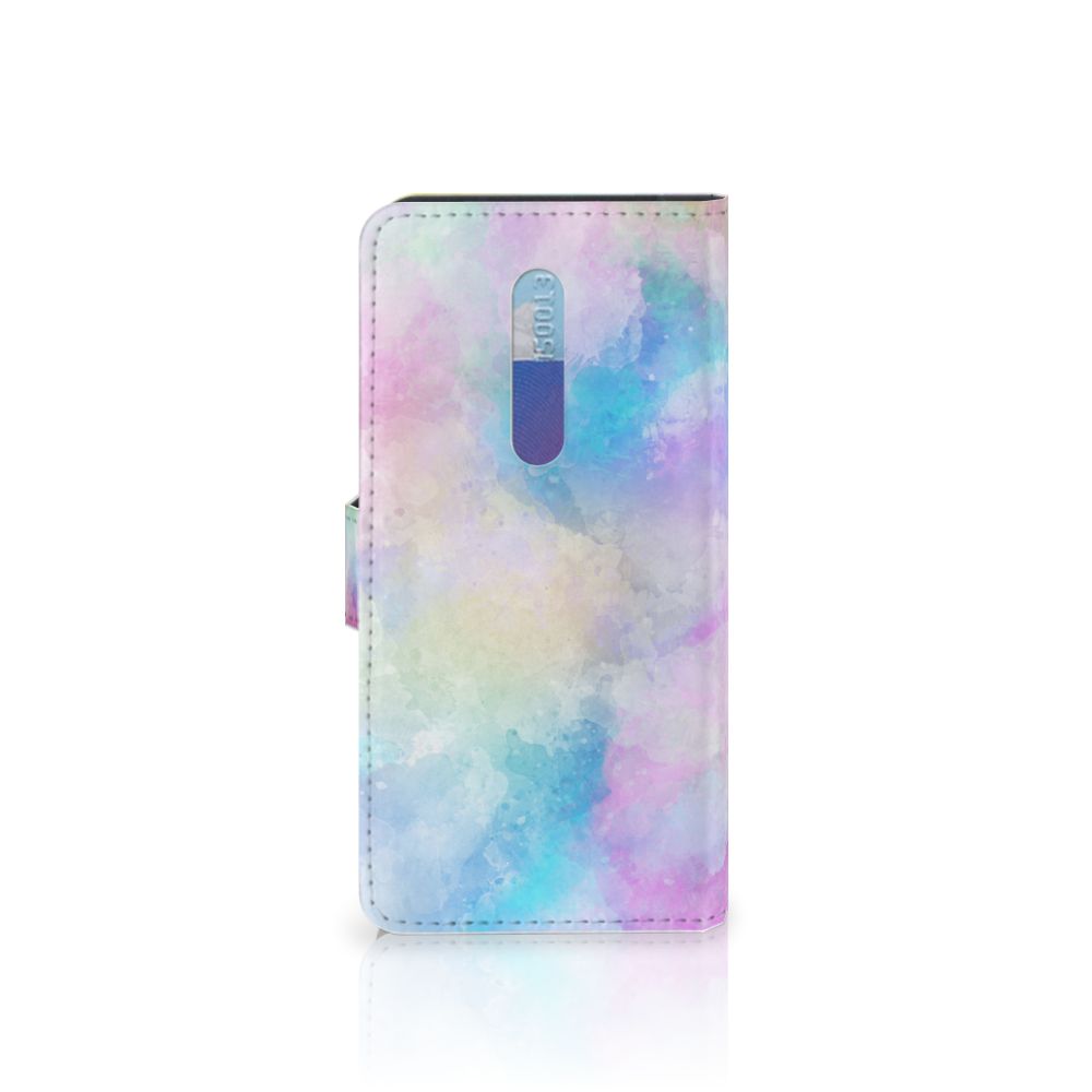 Hoesje Xiaomi Redmi K20 Pro Watercolor Light in pastelkleuren met pasjeshouder.