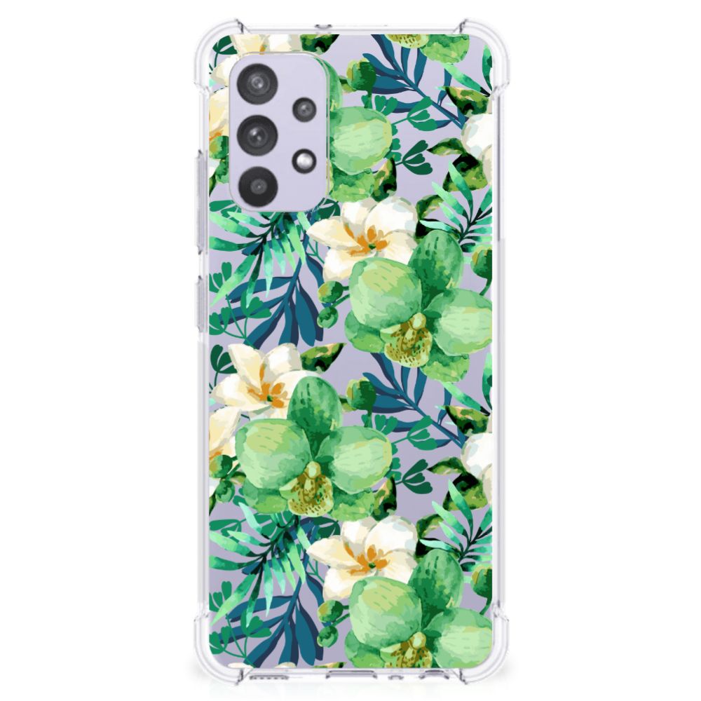 Samsung Galaxy A32 4G | A32 5G Enterprise Editie Case Orchidee Groen B2C Telecom