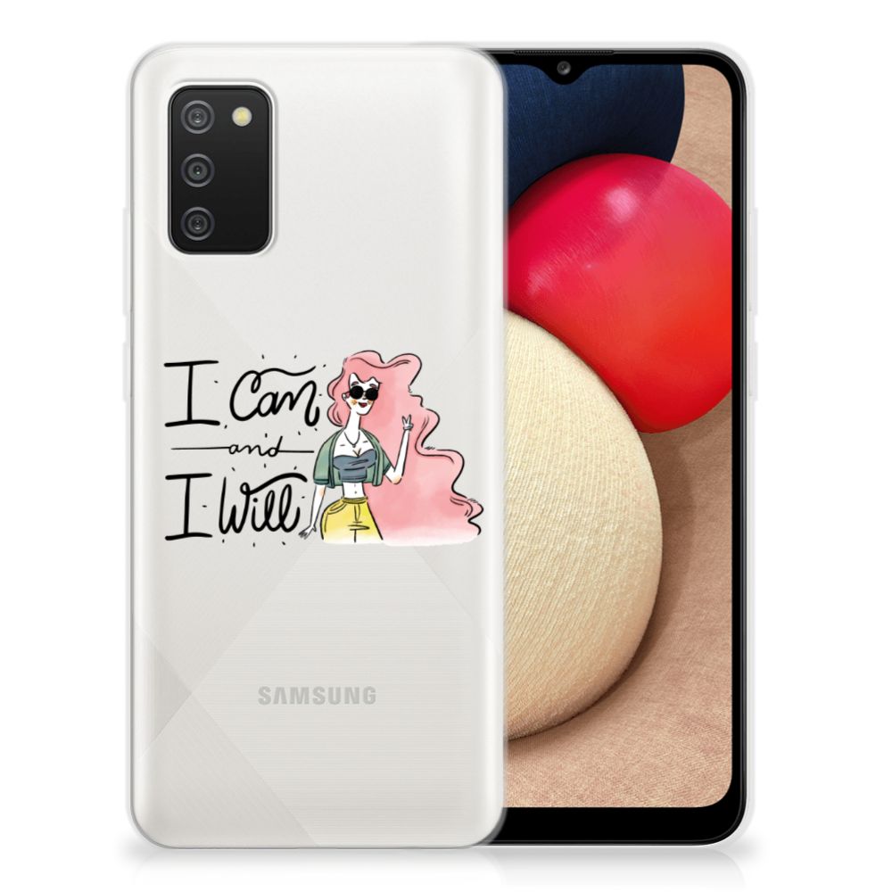 Samsung Galaxy A02s Telefoonhoesje met Naam i Can B2C Telecom