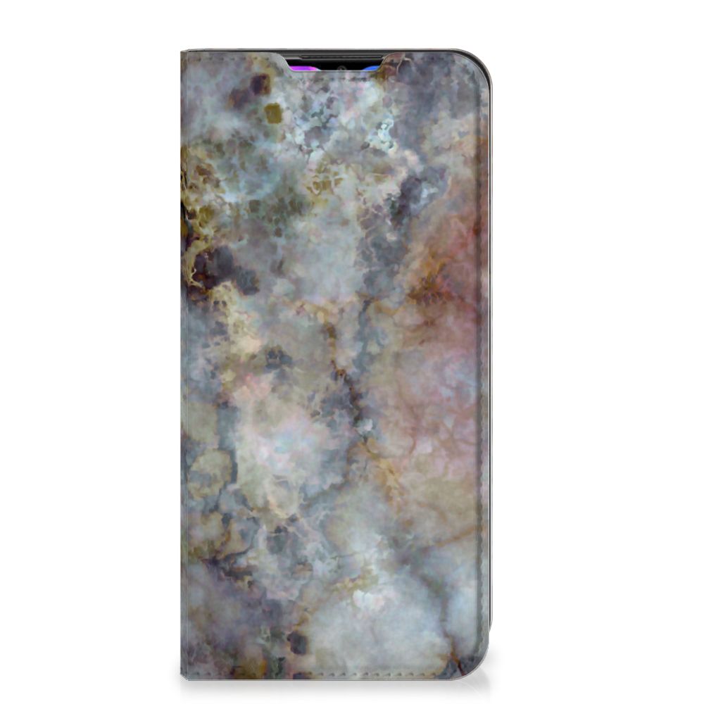 Xiaomi Redmi 9 Standcase Marmer Grijs - B2C Telecom