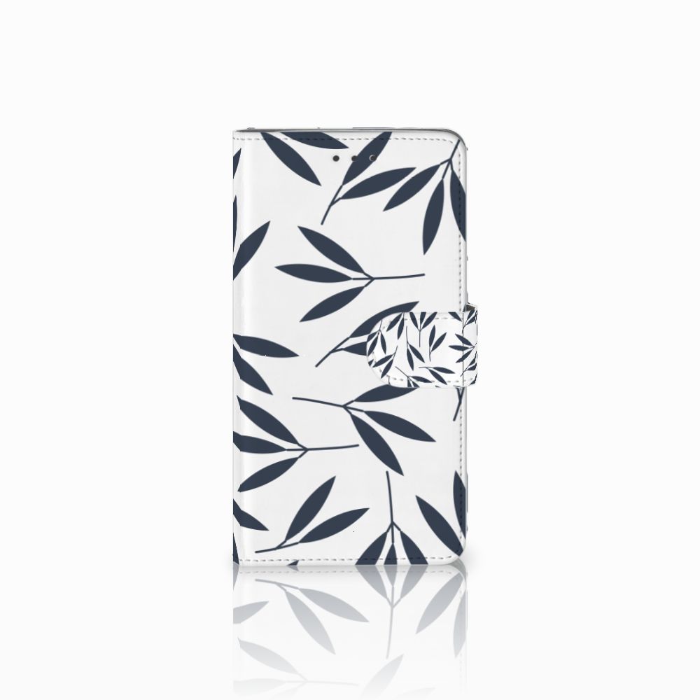 Samsung Galaxy J7 2016 Hoesje Leaves Blue