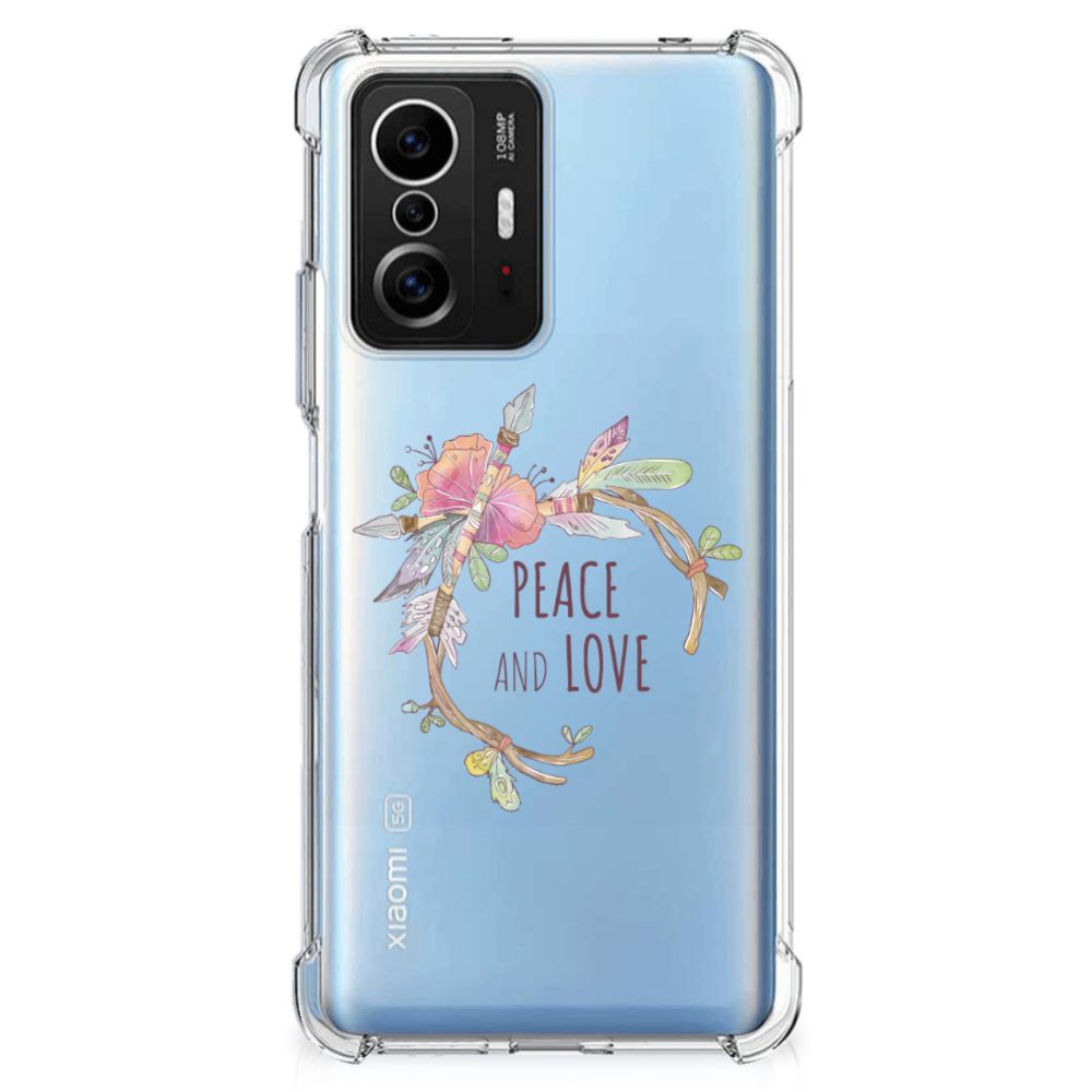 Xiaomi 11T | 11T Pro Stevig Bumper Hoesje Boho Text