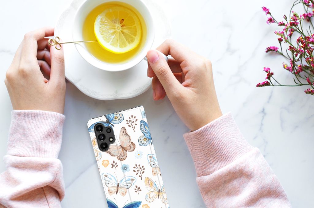 Hoesje maken voor Samsung Galaxy A13 (4G) Vlinder - B2C Telecom