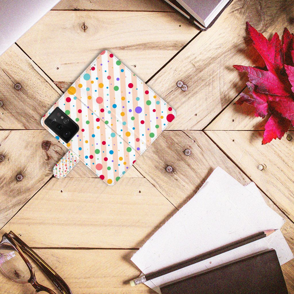 Samsung Galaxy S21 Ultra Telefoon Hoesje Dots