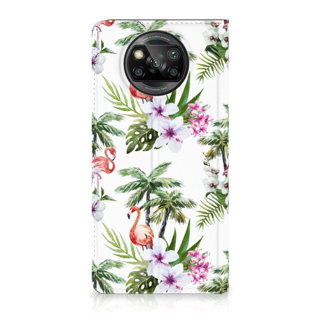 Xiaomi Poco X3 Pro | Poco X3 Hoesje maken Flamingo Palms - B2C Telecom