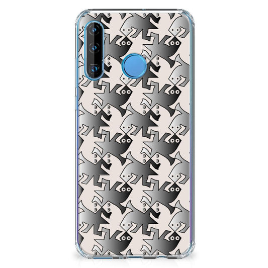 Huawei P30 Lite Case Anti-shock Salamander Grey