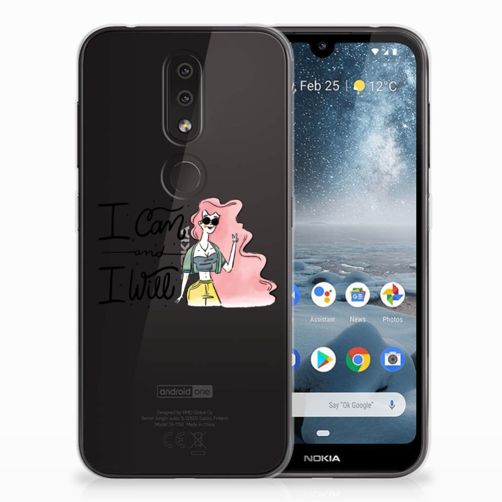 Nokia 4.2 Telefoonhoesje met Naam i Can