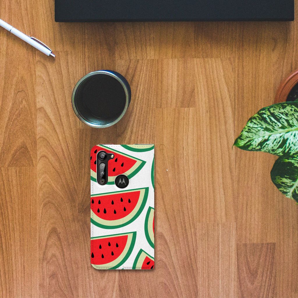 Motorola Moto G8 Power Flip Style Cover Watermelons - B2C Telecom