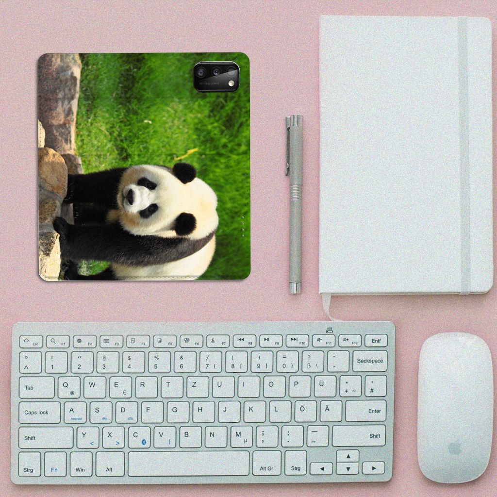 Samsung Galaxy A41 Hoesje maken Panda - B2C Telecom