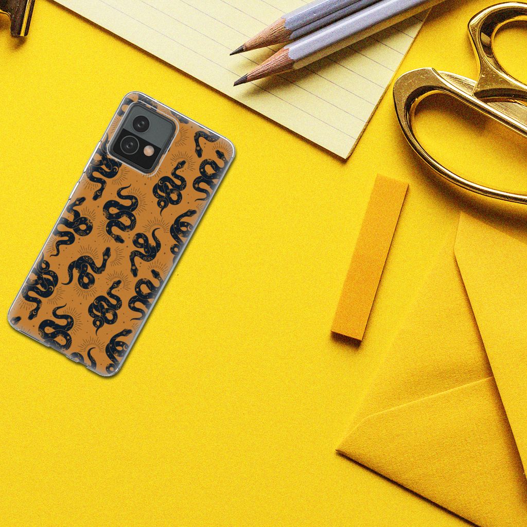 TPU Hoesje voor Motorola Moto G72 Snakes B2C Telecom