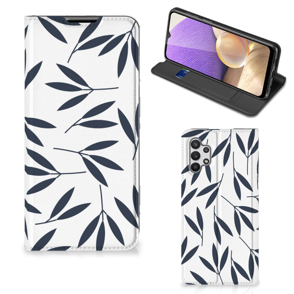 Samsung Galaxy A32 5G Smart Cover Leaves Blue - B2C Telecom