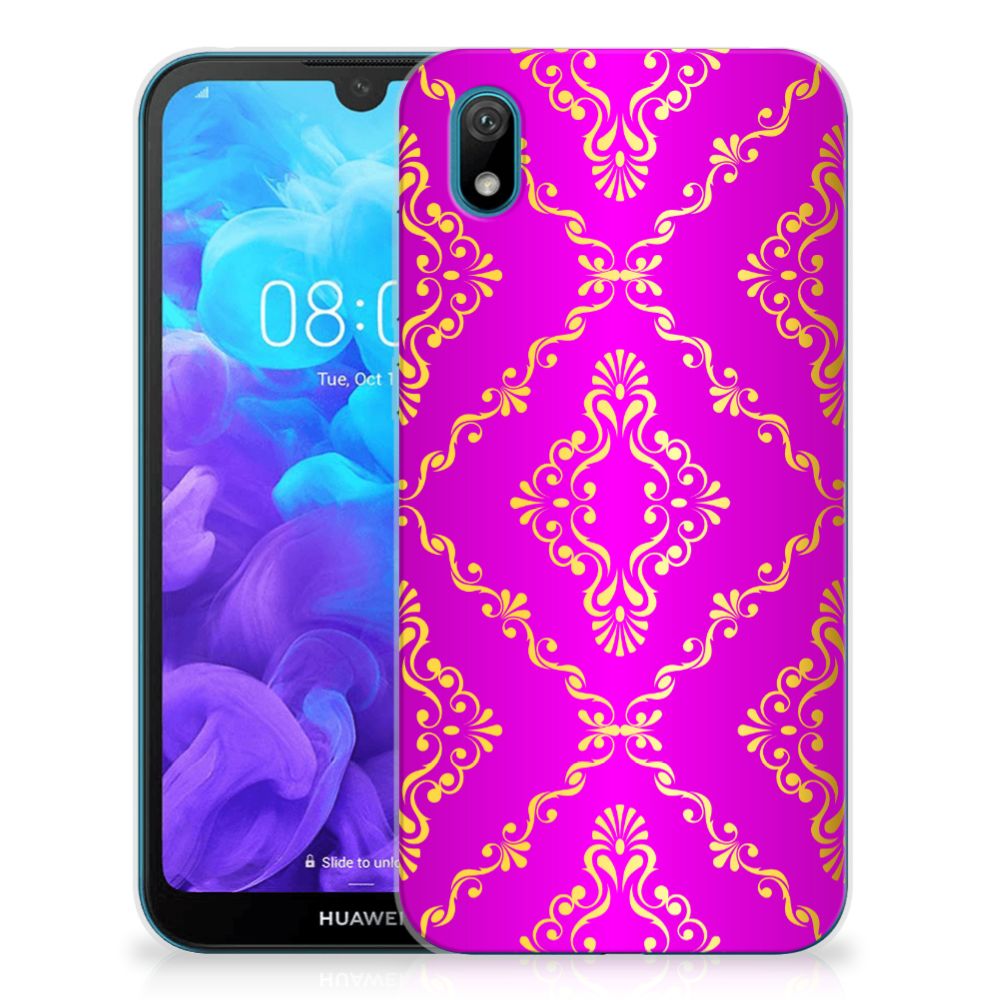 Siliconen Hoesje Huawei Y5 (2019) Barok Roze