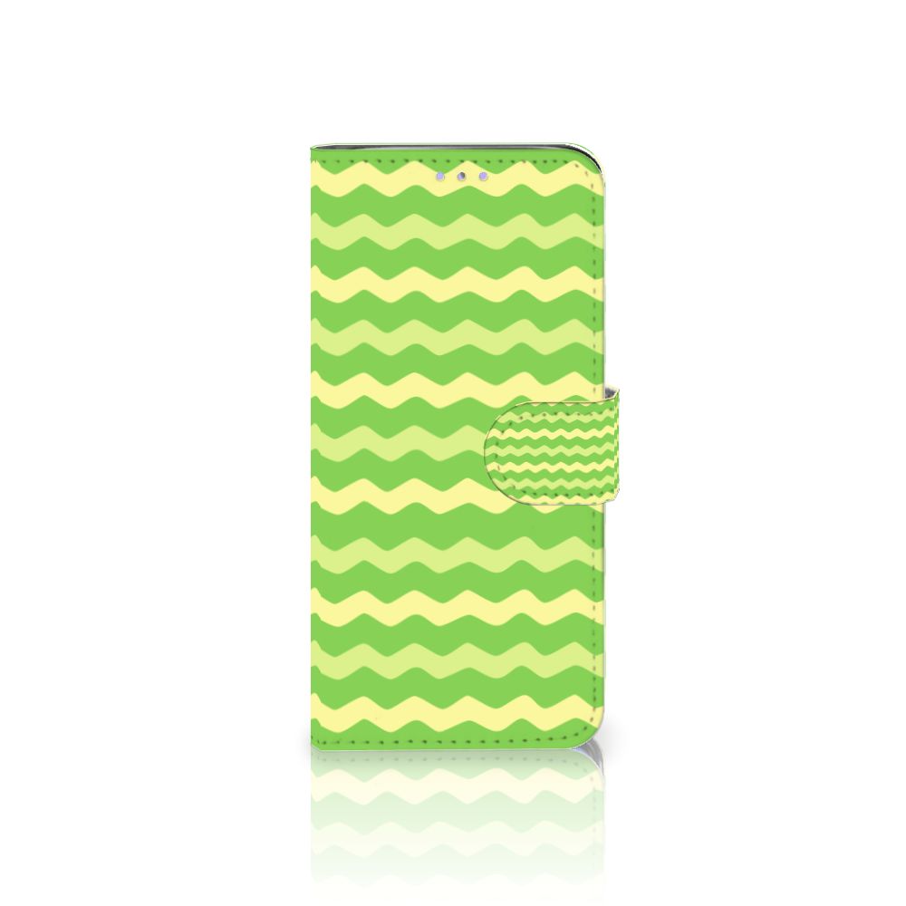 Samsung Galaxy S20 Telefoon Hoesje Waves Green