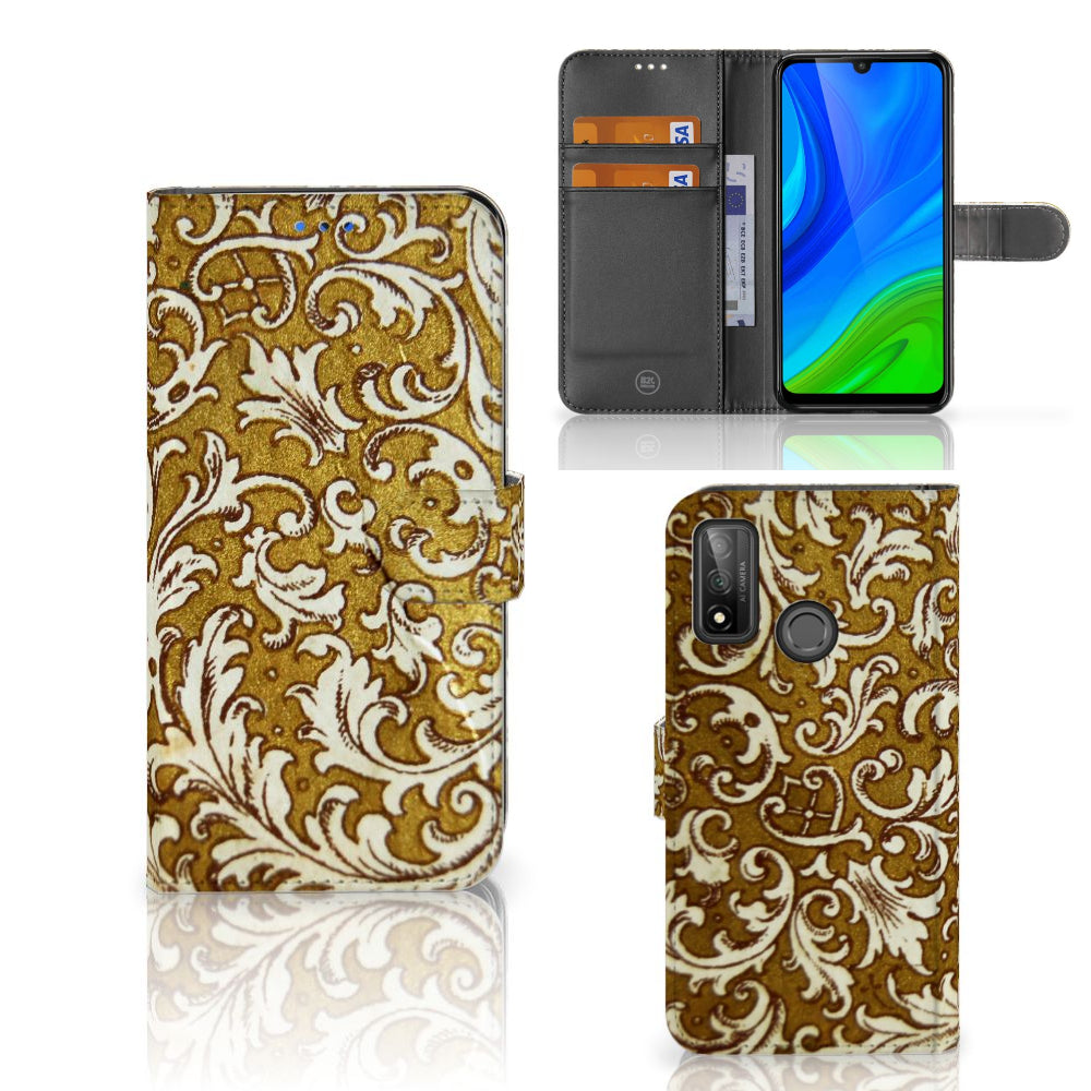 Wallet Case Huawei P Smart 2020 Barok Goud