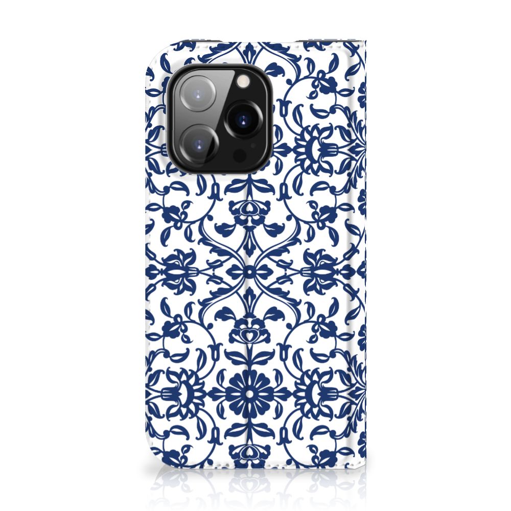 iPhone 14 Pro Smart Cover Flower Blue - B2C Telecom