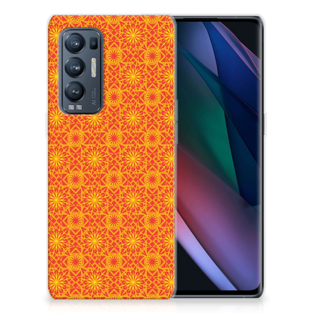 OPPO Find X3 Neo TPU bumper Batik Oranje B2C Telecom