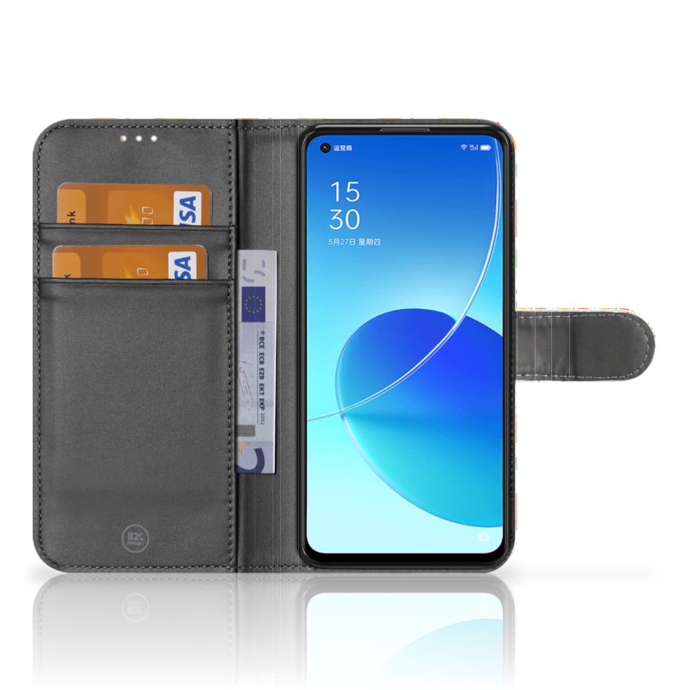OPPO Reno6 5G Book Cover Fruits