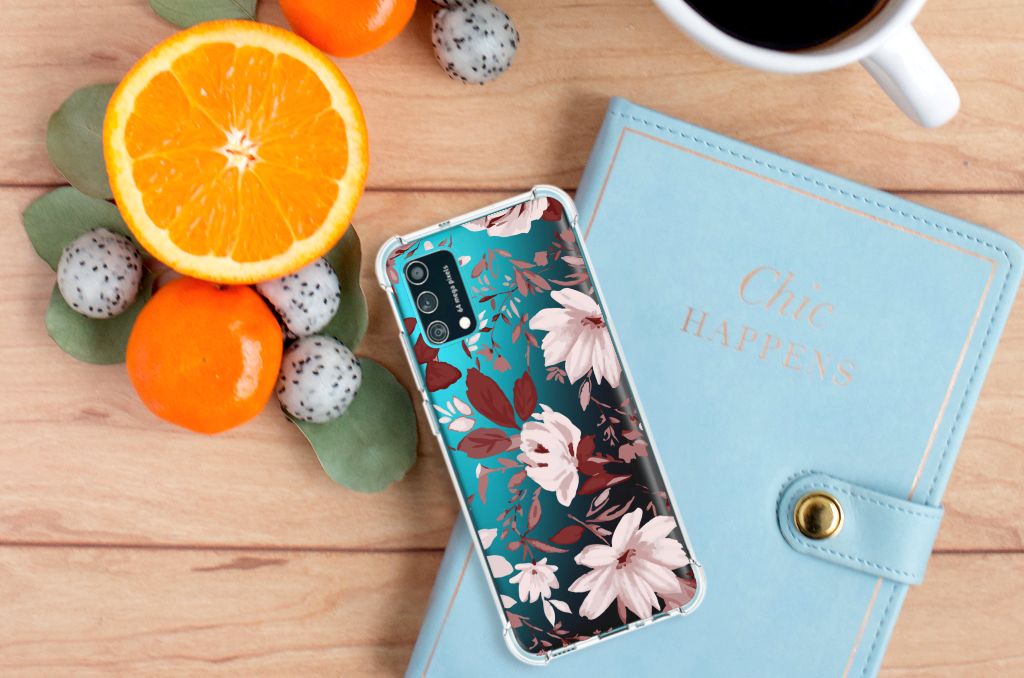 Back Cover Samsung Galaxy M02s | A02s Watercolor Flowers B2C Telecom