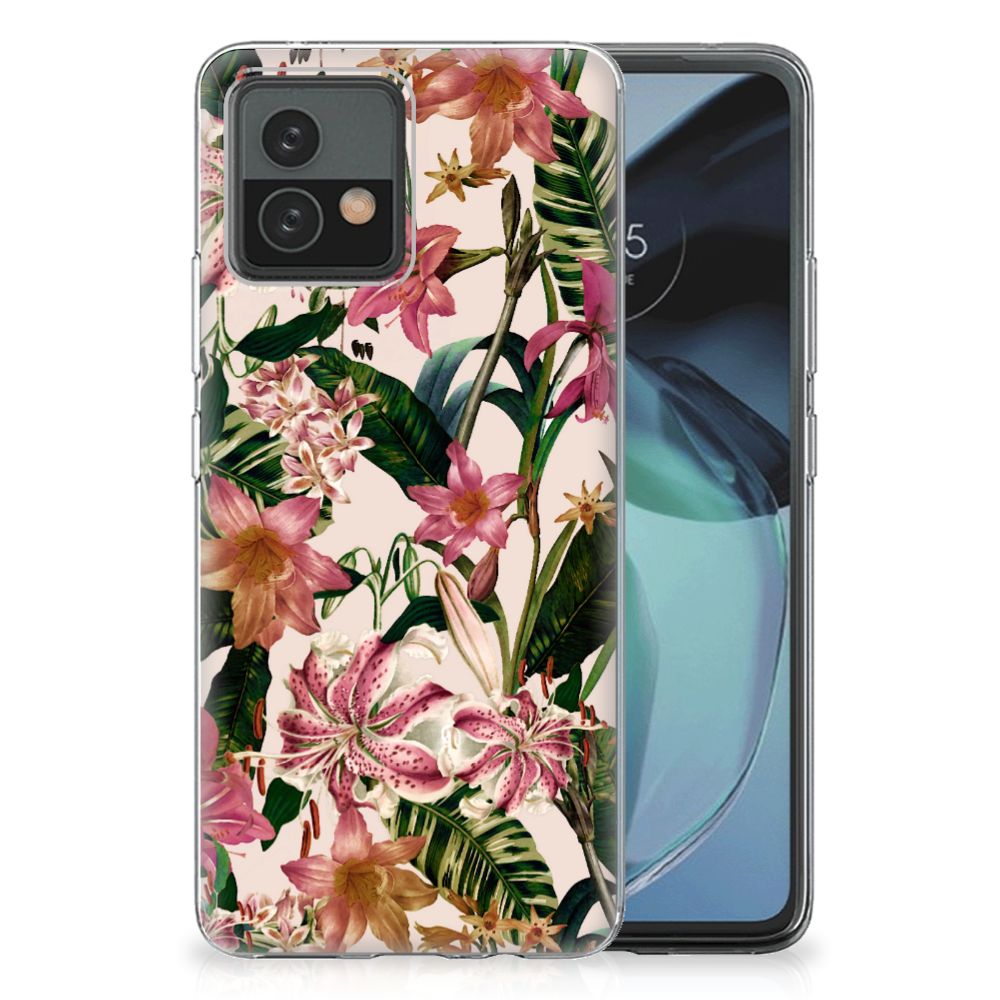 Motorola Moto G72 TPU Case Flowers B2C Telecom