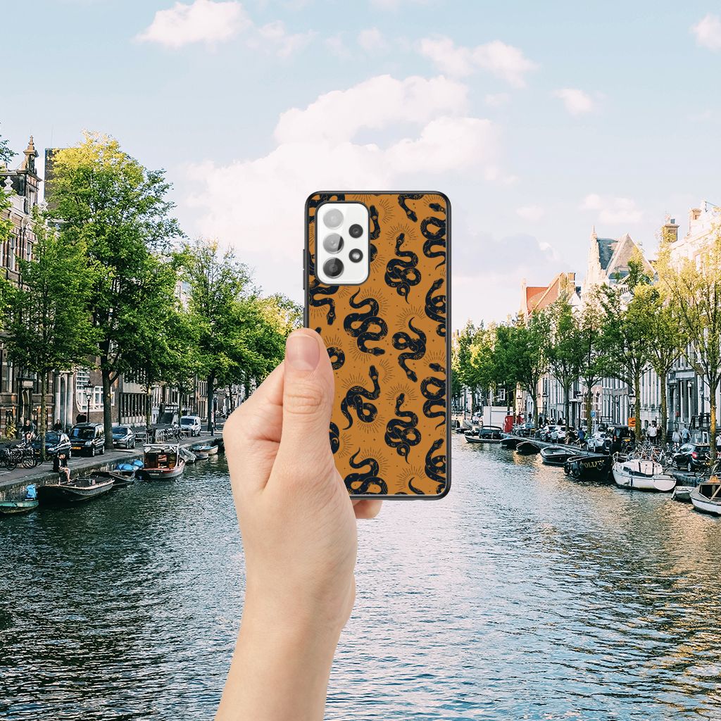 Dierenprint Telefoonhoesje voor Samsung Galaxy A52 | A52s (5G/4G) Snakes B2C Telecom