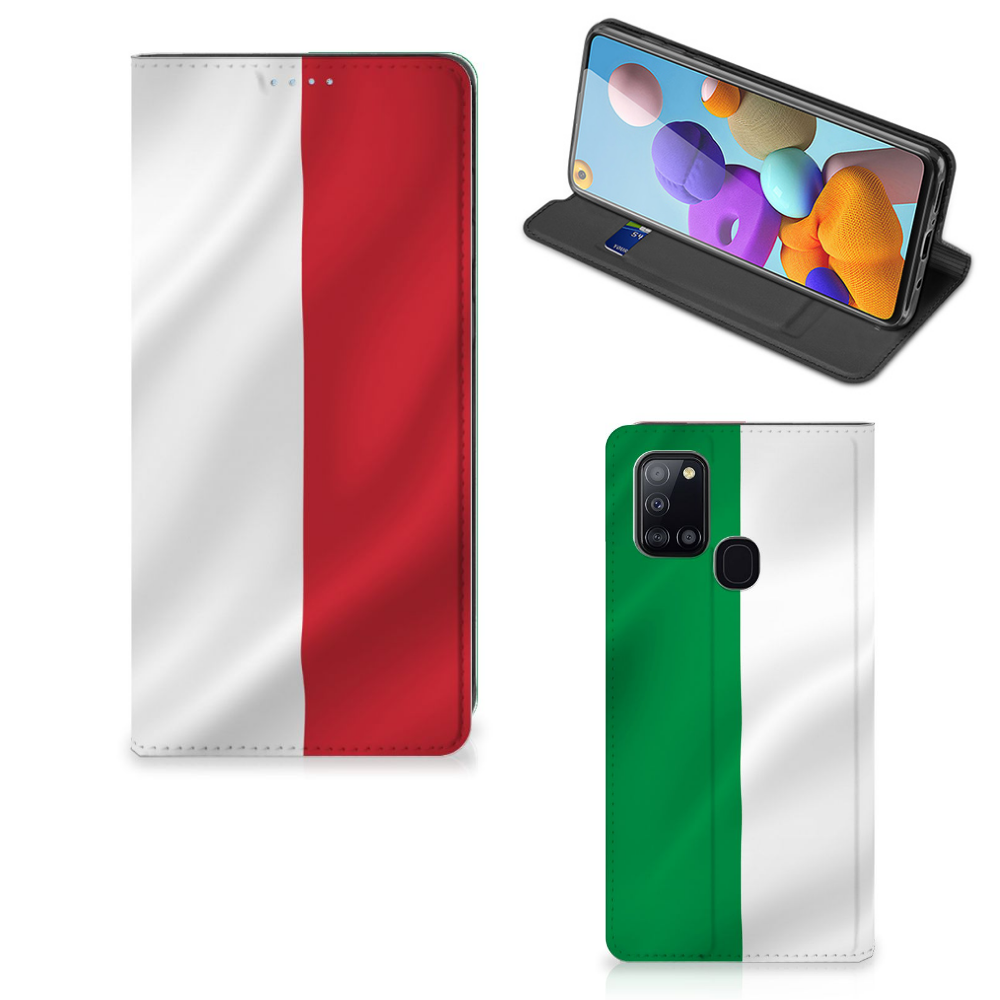 Samsung Galaxy A21s Standcase Italië - B2C Telecom