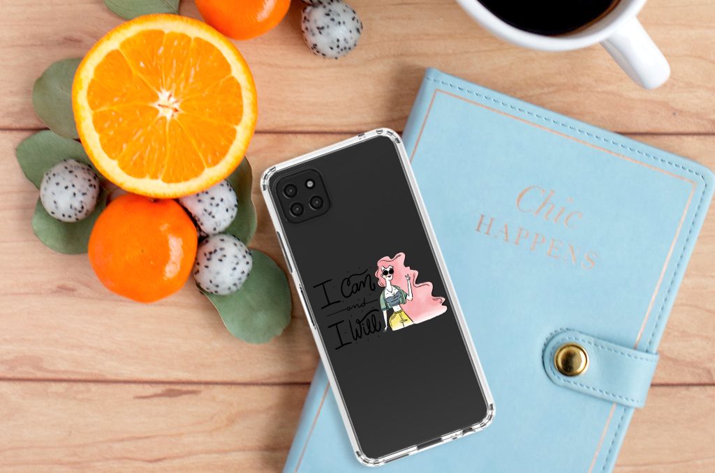 Samsung Galaxy A22 5G Stevig Bumper Hoesje i Can B2C Telecom