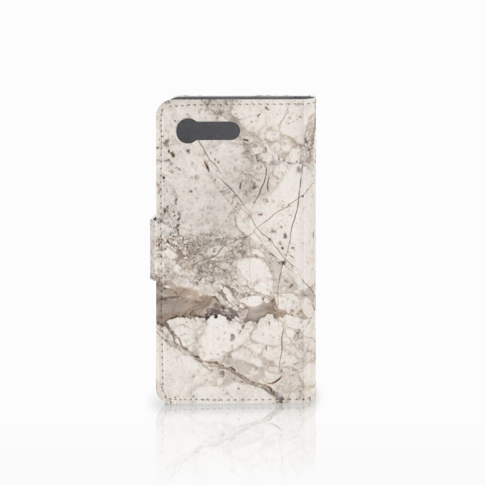 Sony Xperia X Compact Bookcase Marmer Beige
