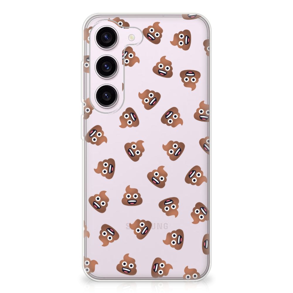TPU bumper voor Samsung Galaxy S23 Poep Emojis B2C Telecom