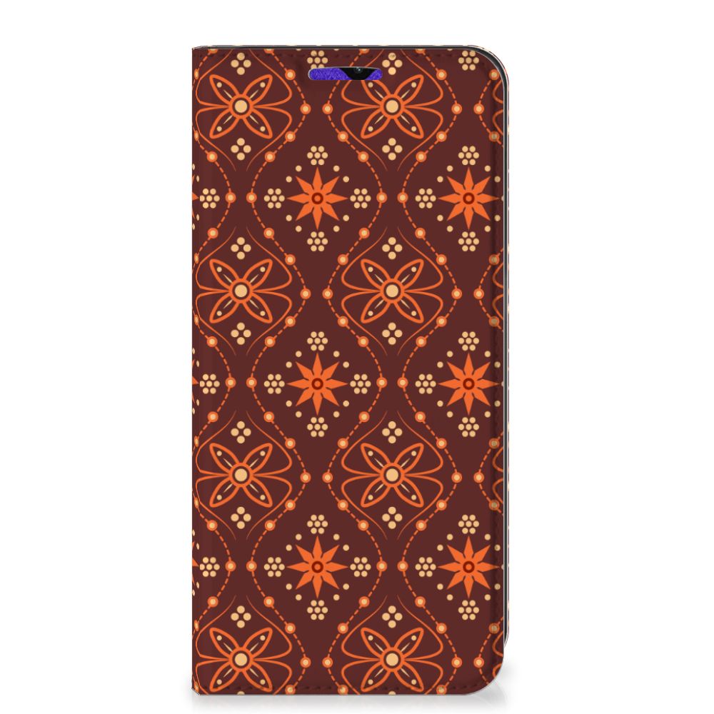 Samsung Galaxy A13 (5G) | Samsung Galaxy A04s Hoesje met Magneet Batik Brown