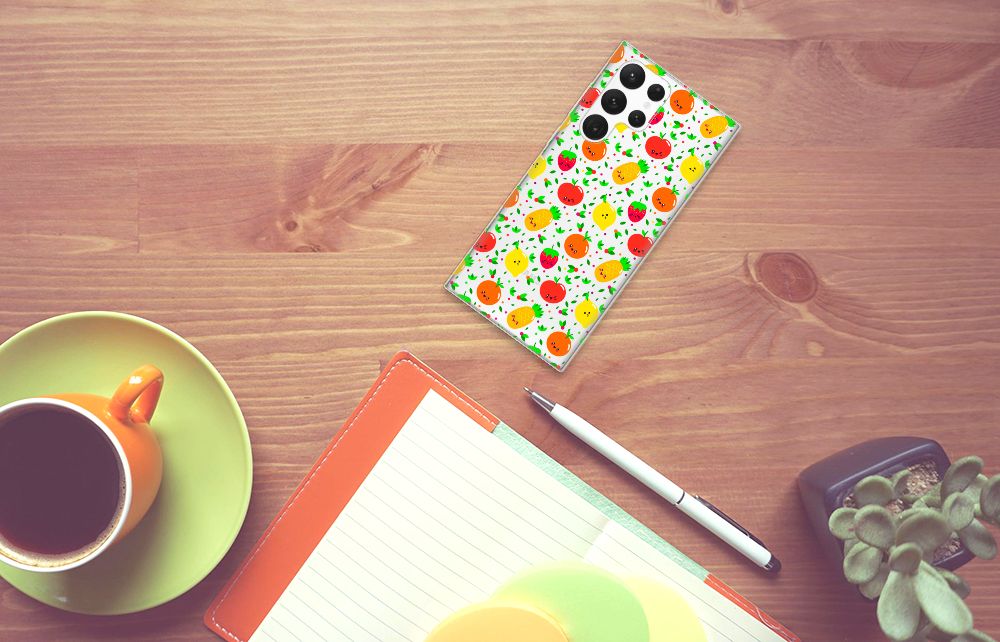 Samsung Galaxy S22 Ultra Siliconen Case Fruits B2C Telecom