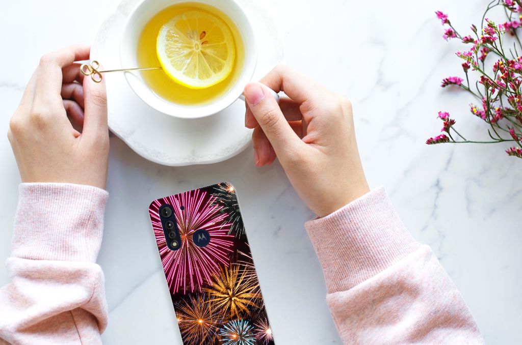 Motorola Moto G8 Power Lite Silicone Back Cover Vuurwerk