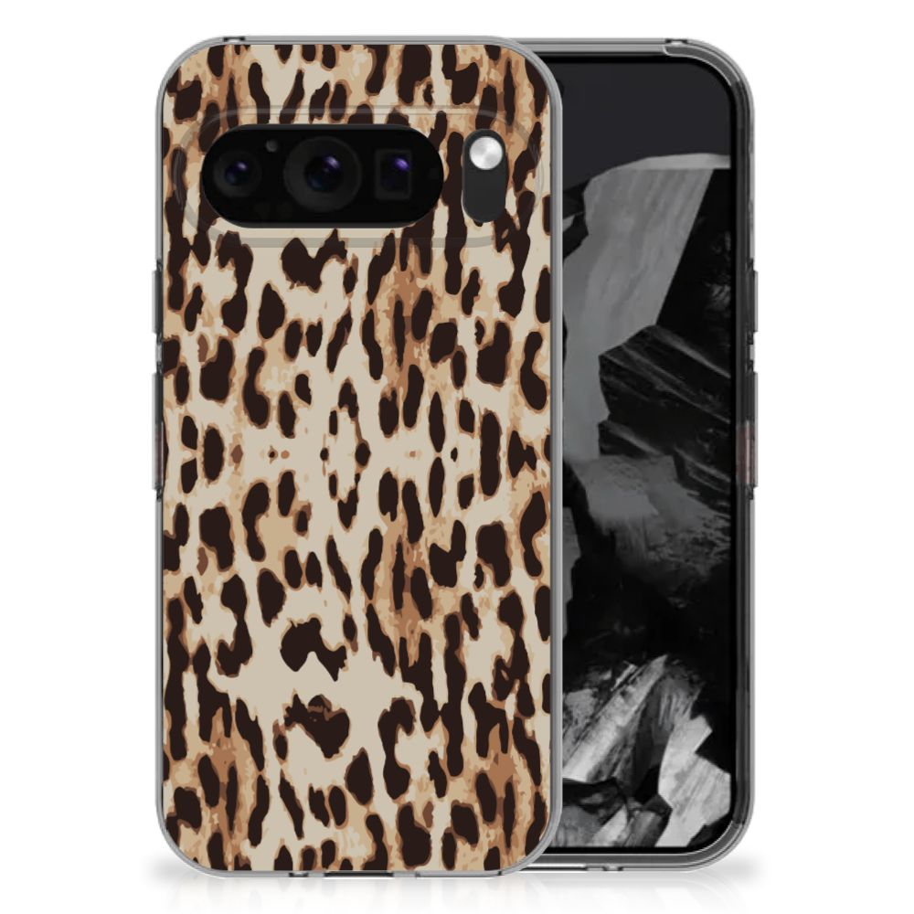 Google Pixel 9 Pro XL TPU Hoesje Leopard