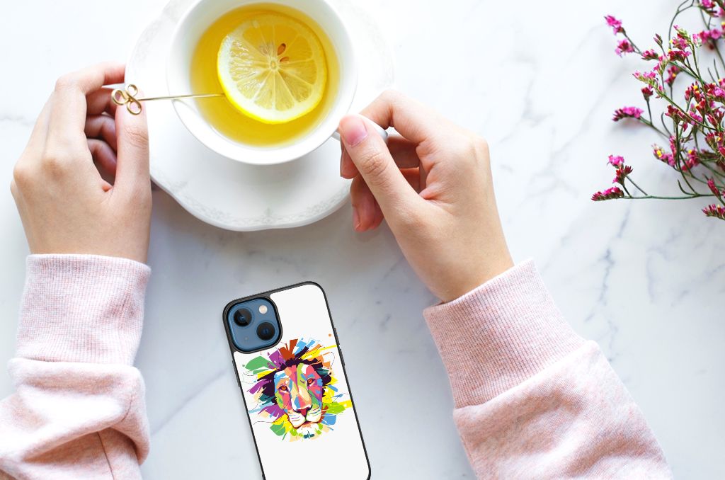 Apple iPhone 13 mini Hoesje Lion Color B2C Telecom