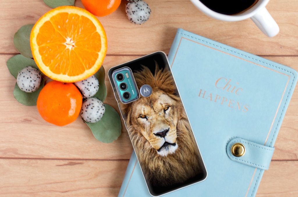 Motorola Moto G60 TPU Hoesje Leeuw B2C Telecom