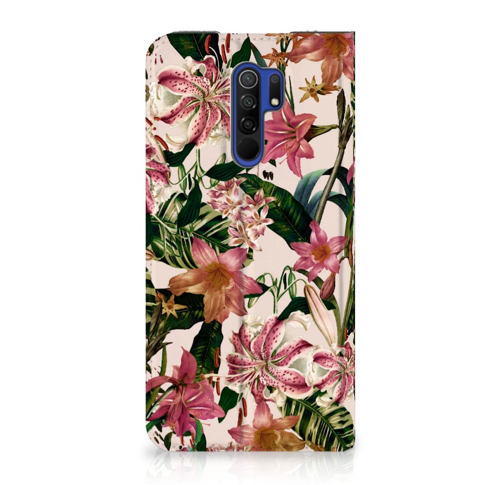 Xiaomi Redmi 9 Smart Cover Flowers - B2C Telecom