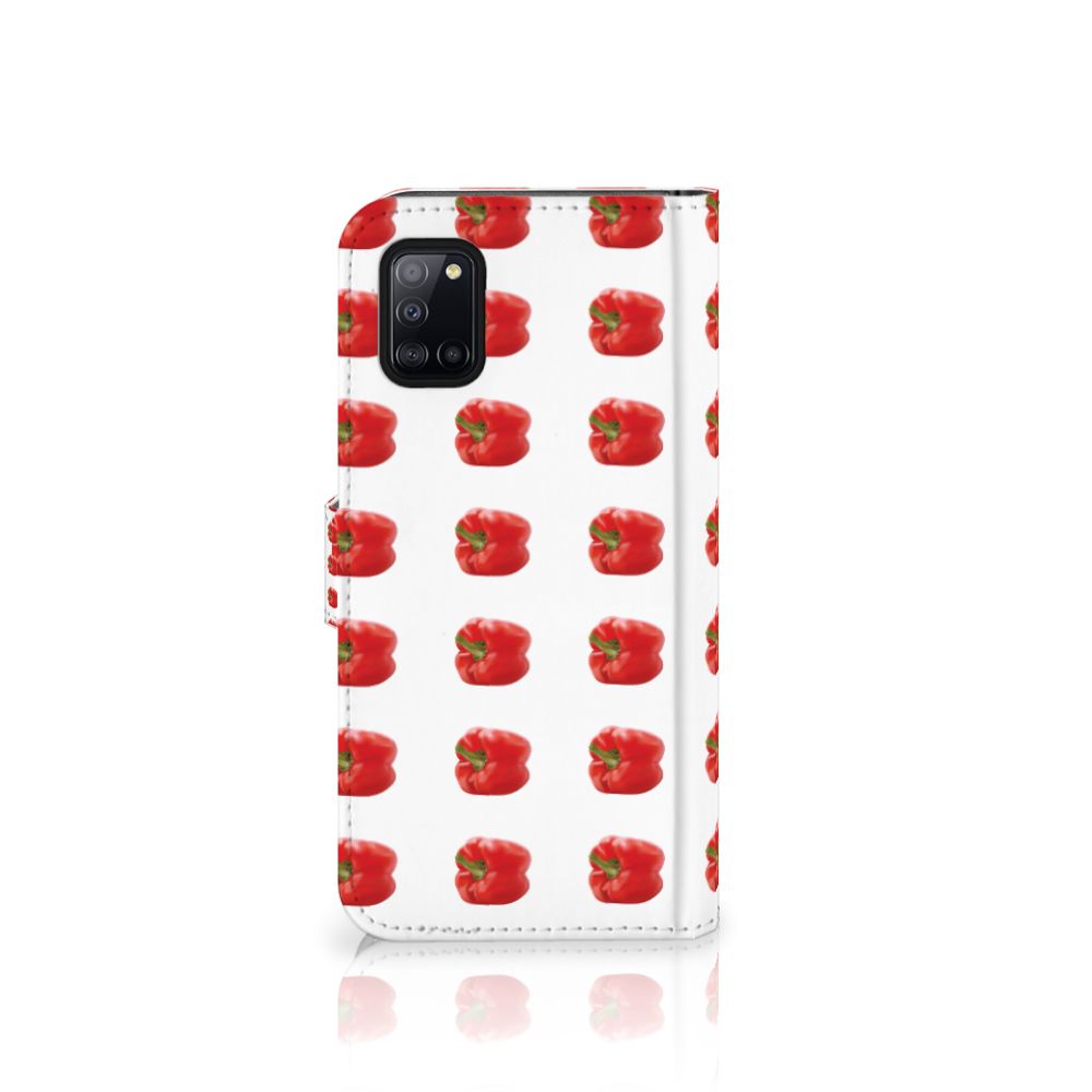 Samsung Galaxy A31 Book Cover Paprika Red