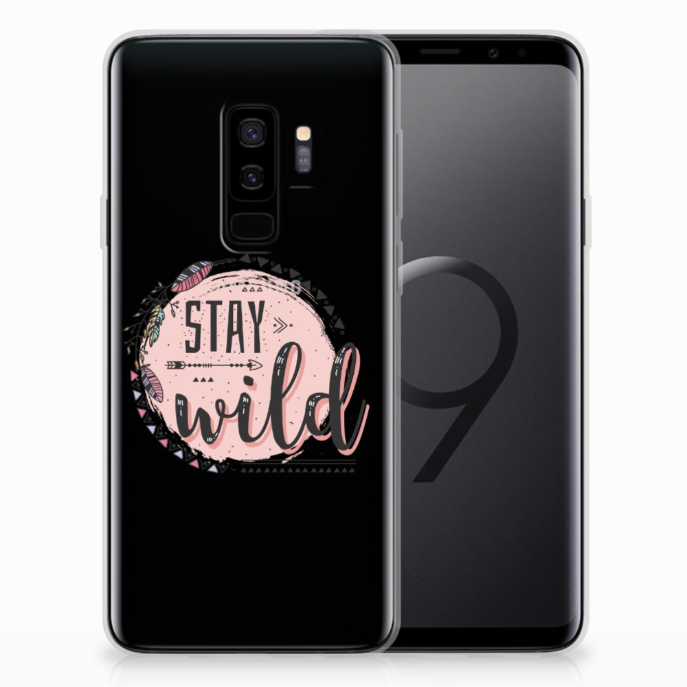 Samsung Galaxy S9 Plus Telefoonhoesje met Naam Boho Stay Wild