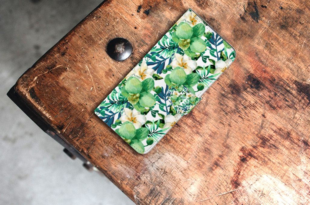 Samsung Galaxy S21 Plus Hoesje Orchidee Groen