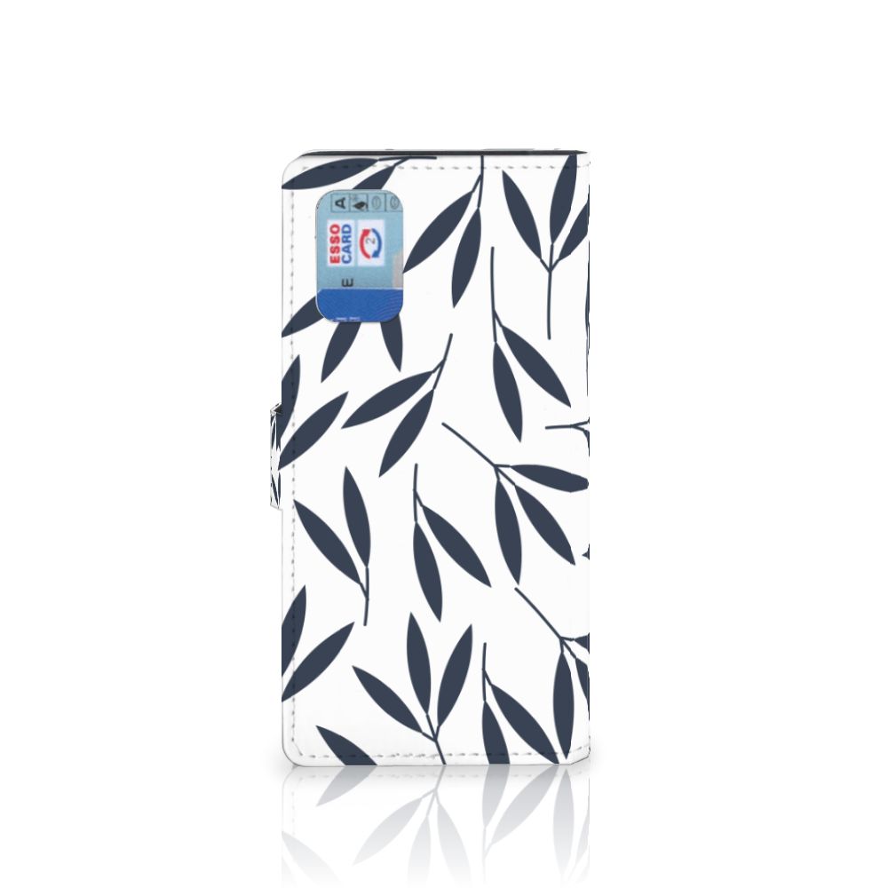 Samsung Galaxy A02s | M02s Hoesje Leaves Blue