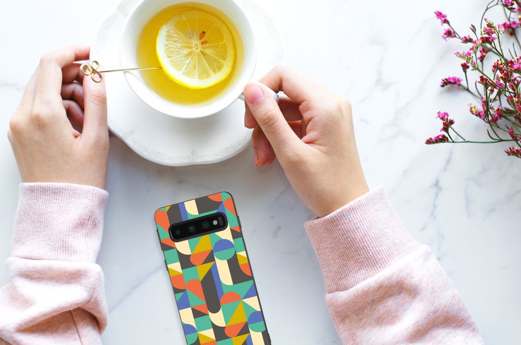 Samsung Galaxy S10 Bumper Case Funky Retro B2C Telecom