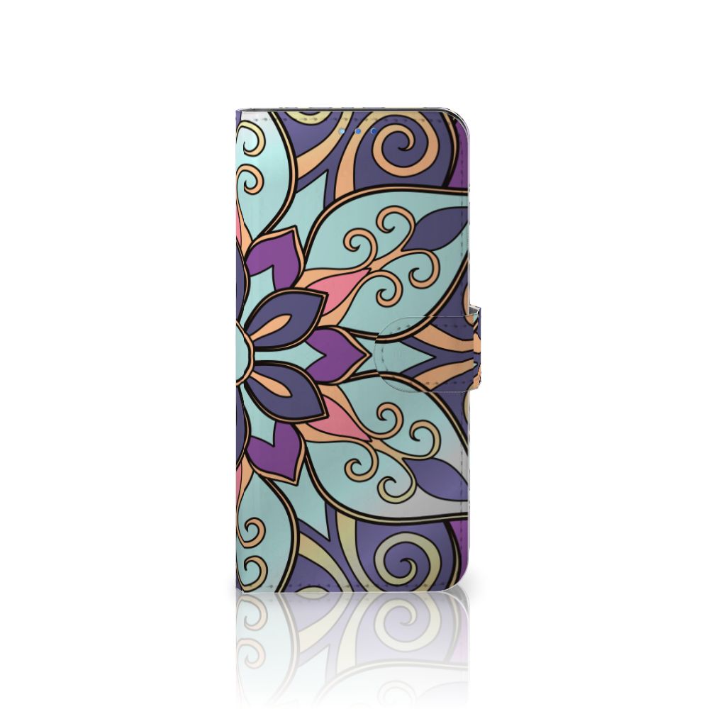 OPPO Find X3 Neo 5G Hoesje Purple Flower