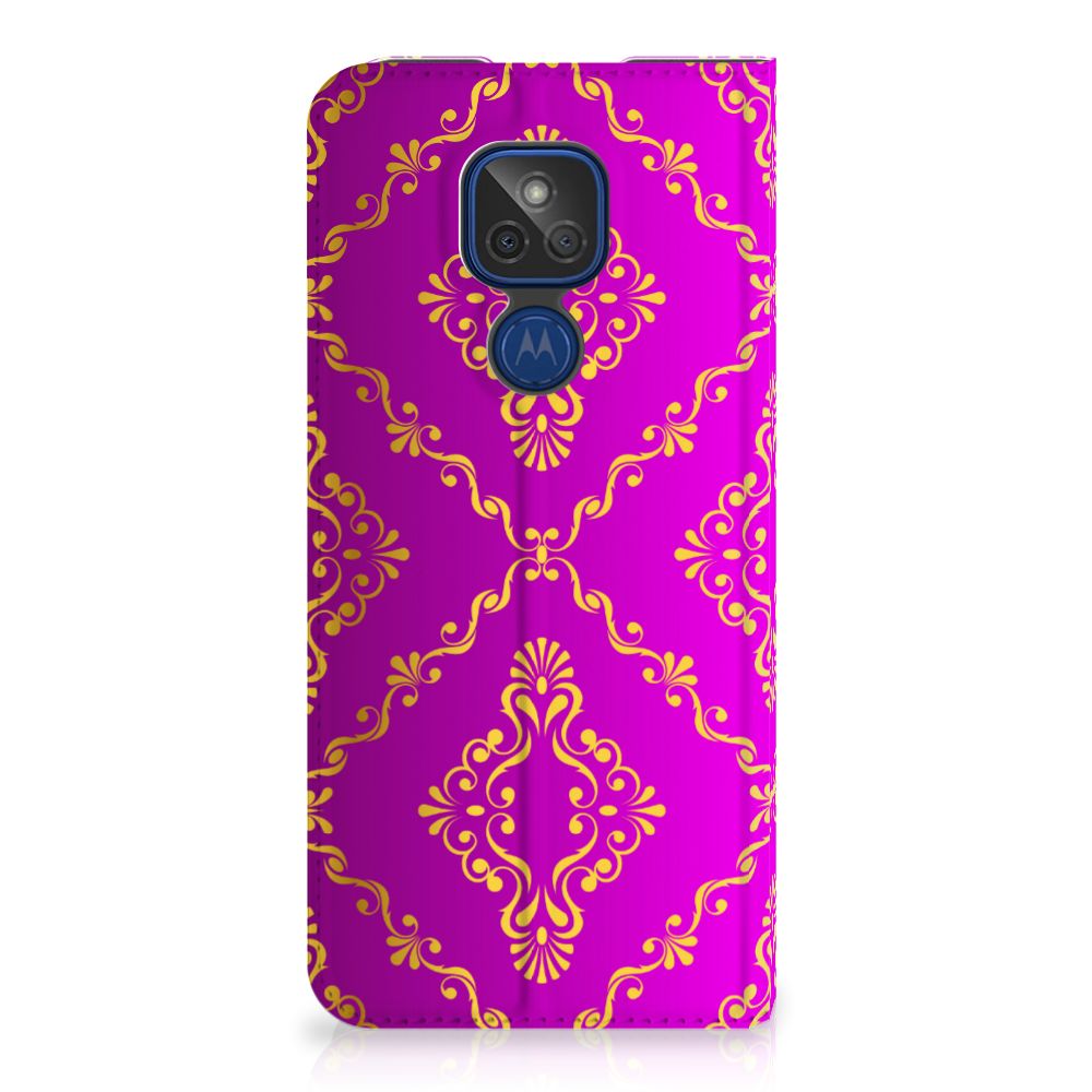 Telefoon Hoesje Motorola Moto G9 Play Barok Roze - B2C Telecom